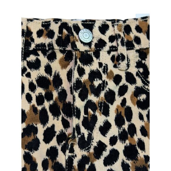Old Navy Girls Leopard Corduroy Mini Skirt High Rise L (10–12) NWT - Picture 4 of 11